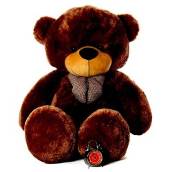 5 Feet Brown Teddy Bear with a Bow